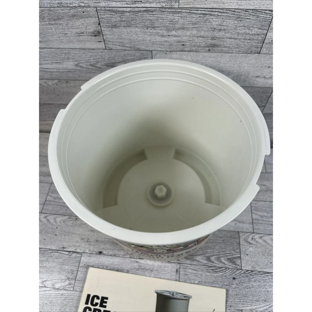 Waring Ice‎ Cream Parlor Freezer Maker Replacement Part Bucket & Recipe Book